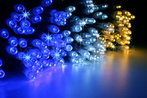 LEDストリングス（点滅球入り）［CP］<br />
点滅球、常点球　同色タイプ